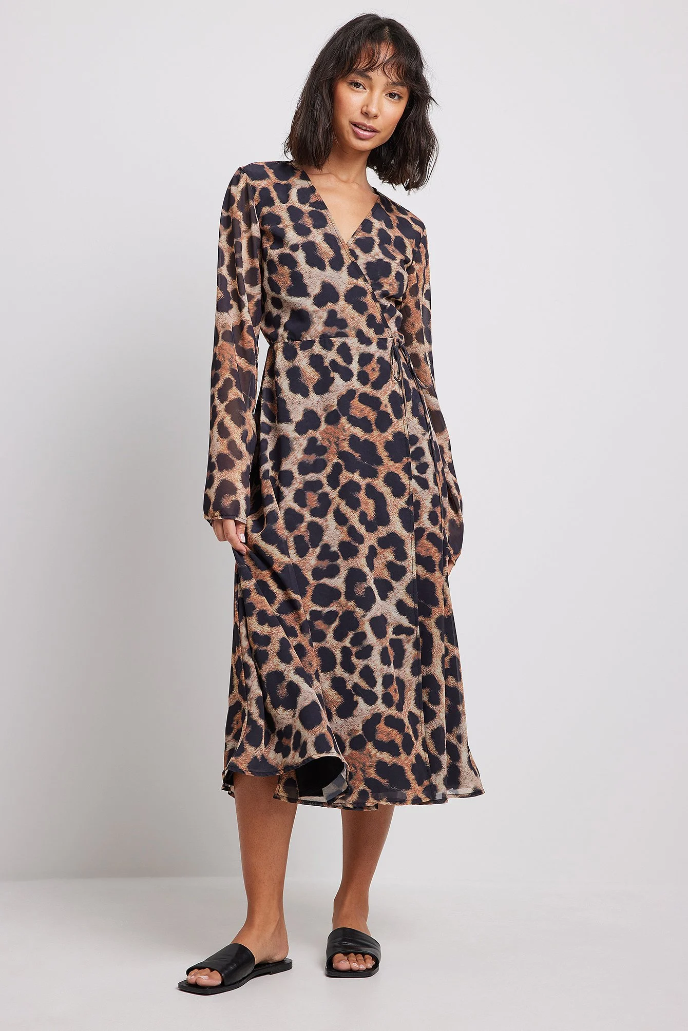 Wickel-Mini-Kleid