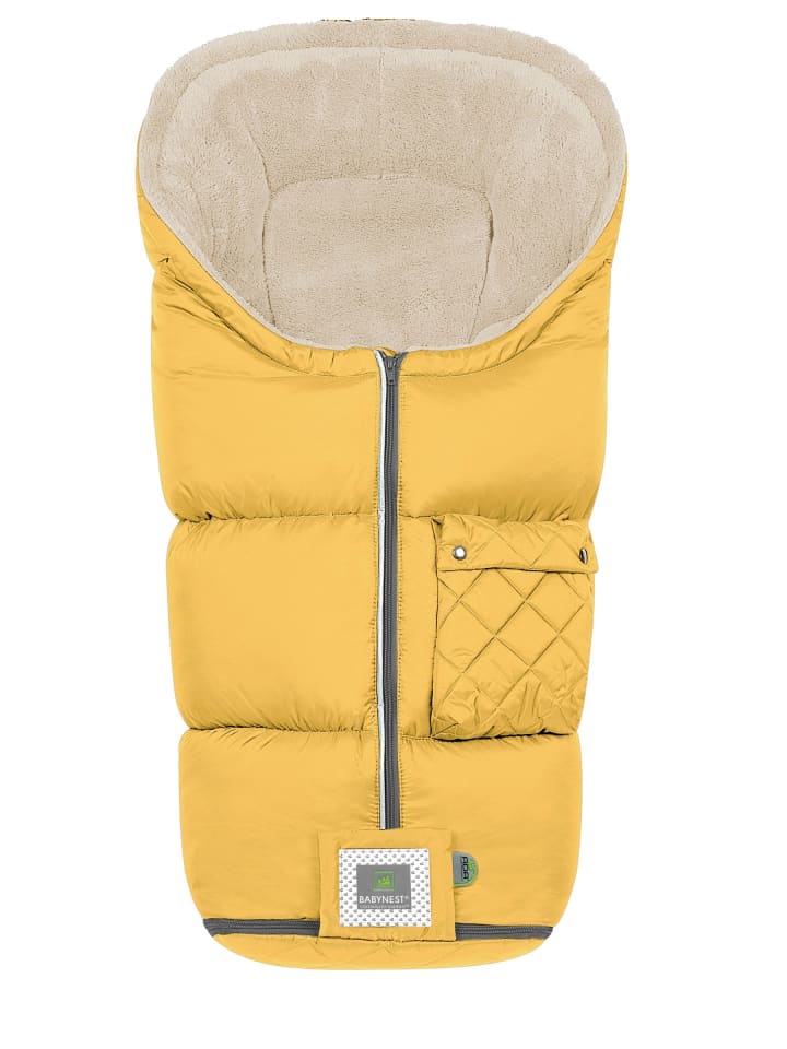 Kinderhaus Blaubär Odenwälder Fußsack Gino-cs TOP in Dark Mustard günstig kaufen onesize