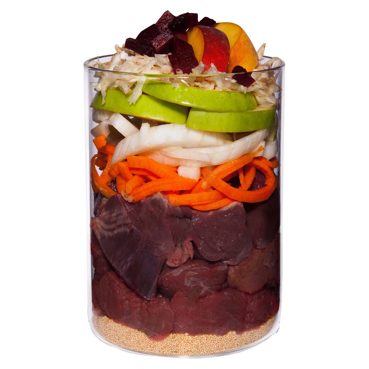 Terra Canis CLASSIC – Pferd mit Amaranth, Pfirsich und Roter Bete