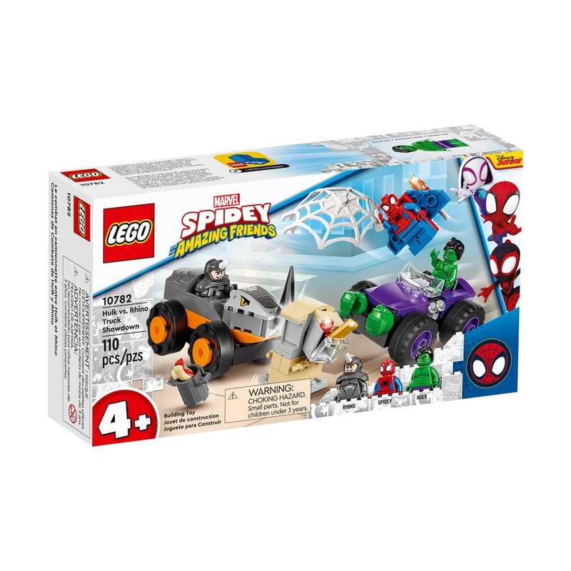 10782 Le combat des camions, Hulk contre le Rhino LEGO Marvel Super Heroes