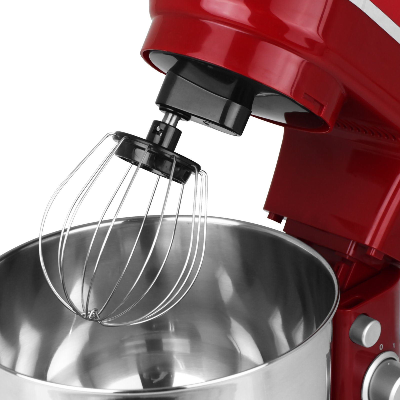 Hatex Küchenmaschine 1200W mit Farbwahl, 1200,00 W, Teigkneter Standmixer Mixer Rührfunktion Rühraufsatz