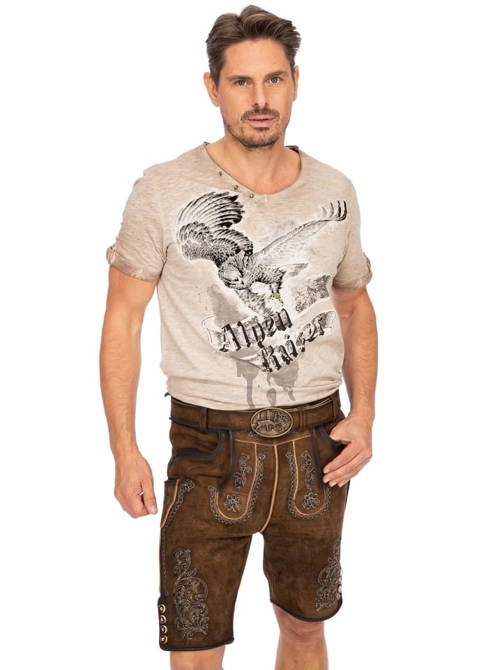 Gwandler Lederhose FERDI havanna in braun günstig kaufen