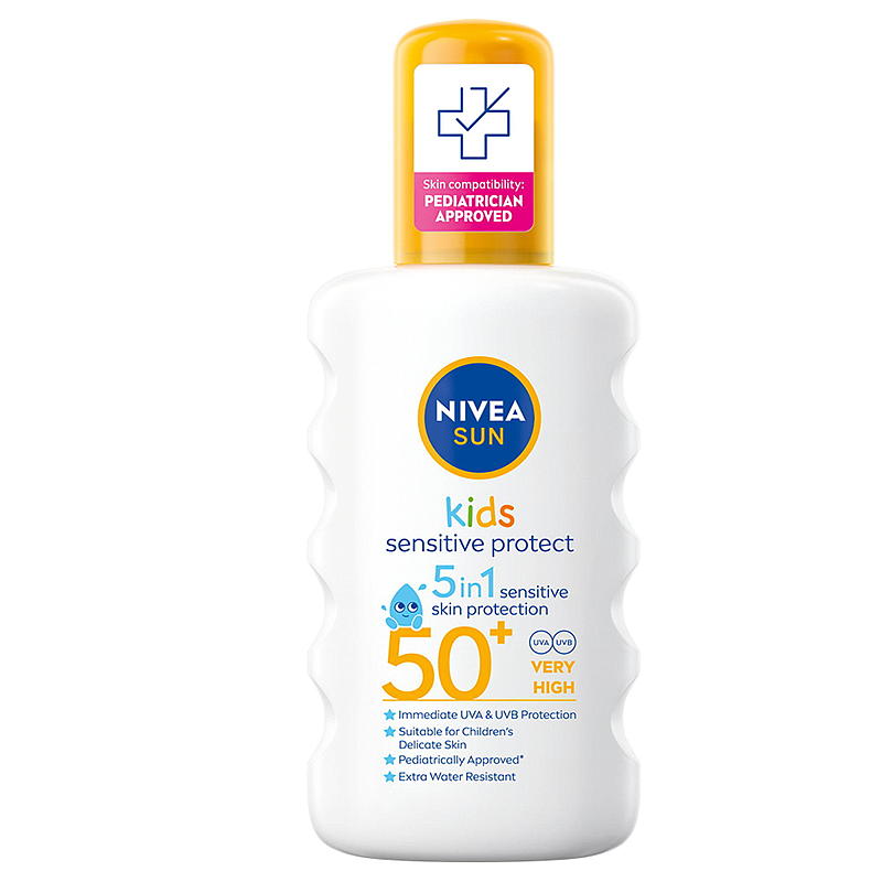 Nivea Nivea Sun SPF50 200 ml spray Sensitive Kids
