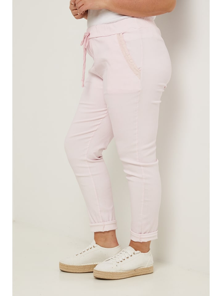 Curvy Lady Hose in Rosa günstig kaufen