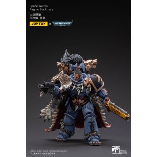 Warhammer 40k Actionfigur 1/18 Space Wolves Ragnar Blackmane 13 cm