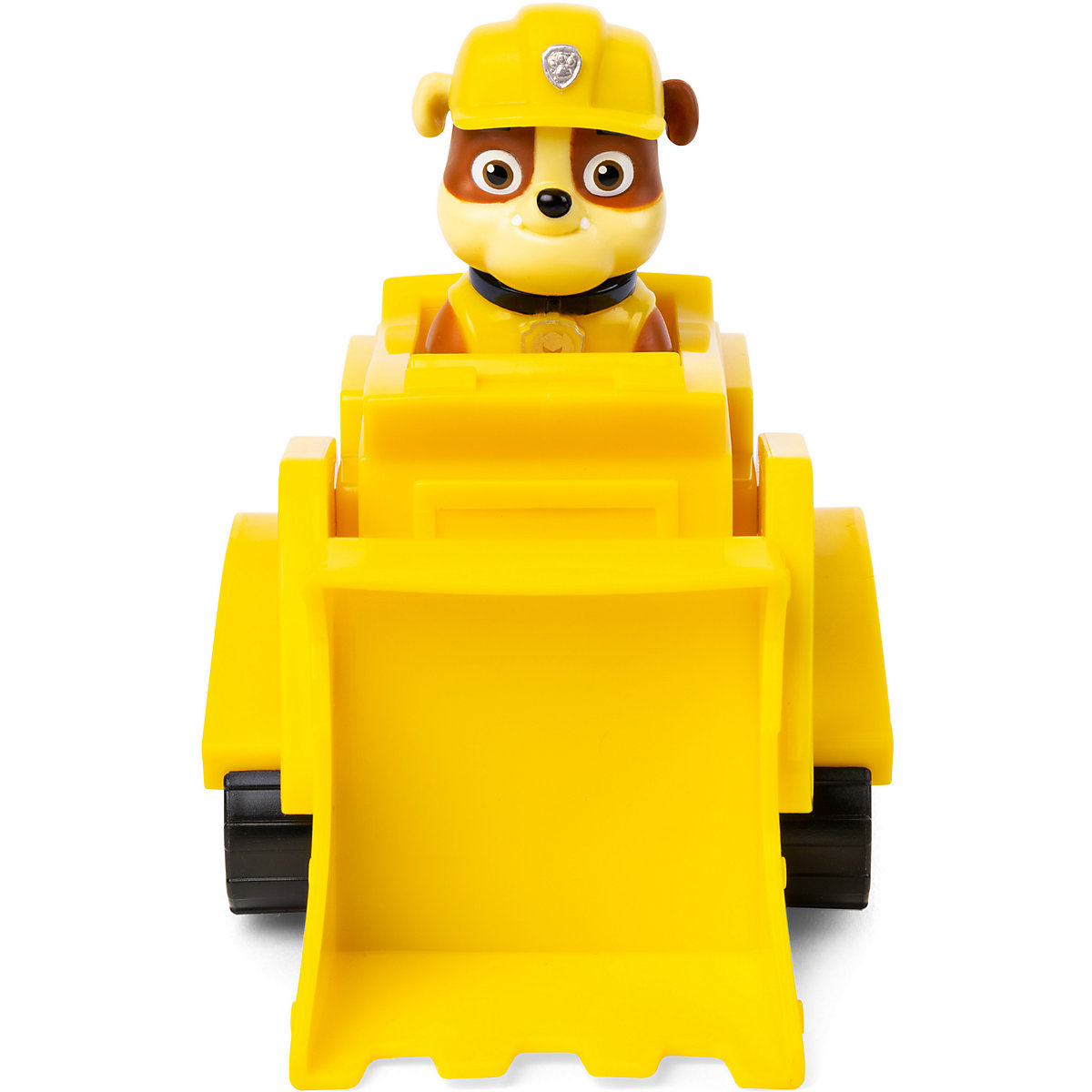 PAW Patrol Baustellen-Fahrzeug mit Rubble-Figur (Basic Vehicle/Basis Fahrzeug)