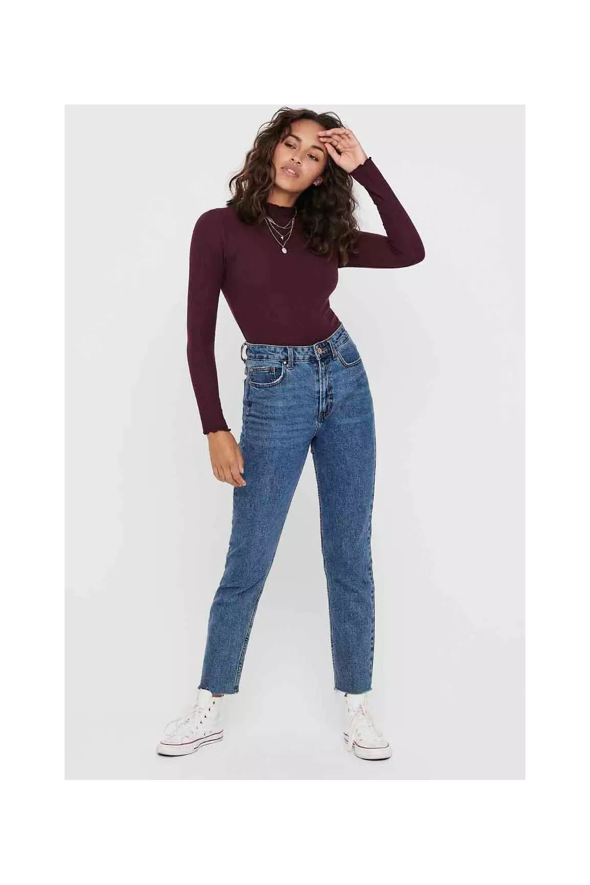 Only Tshirts Femme couleur marron