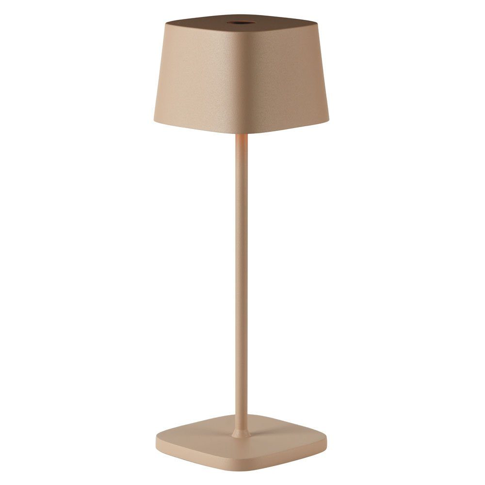 Zafferano LED Tischleuchte LED Akku Tischleuchte Ofelia Pro in Sandfarbig 2,2W 150lm IP65 2200 -, keine Angabe, Leuchtmittel enthalten: Ja, fest verbaut, LED, warmweiss, Tischleuchte, Nachttischlampe, Tischlampe