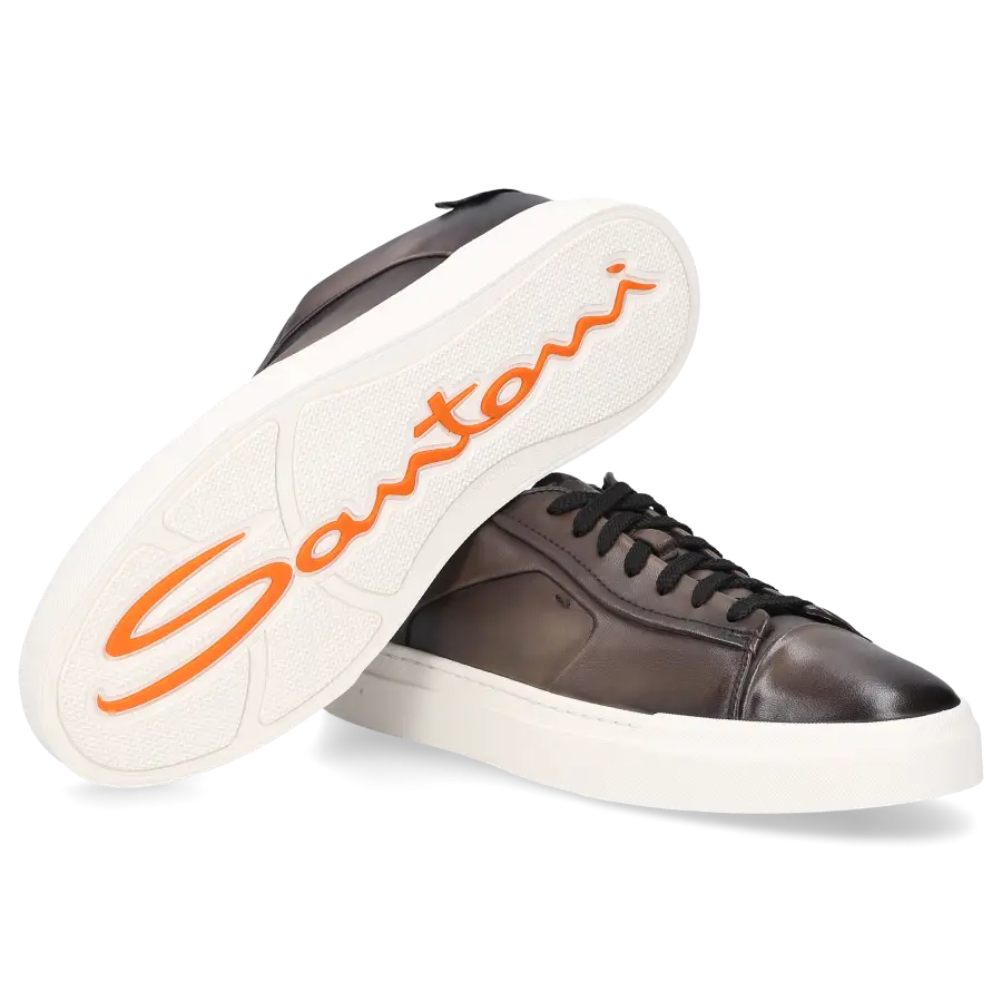 Santoni - Sneaker low 21554 Kalbsleder - braun