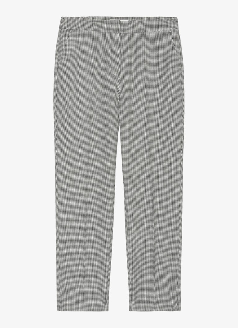Pantaloni slim fit de la Marc O'Polo, cu imprimeu picior de câine și buzunare laterale.