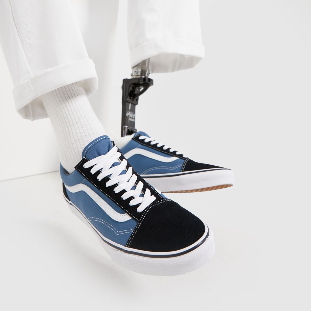 Vans – Old Skool – Marinblå sneakers