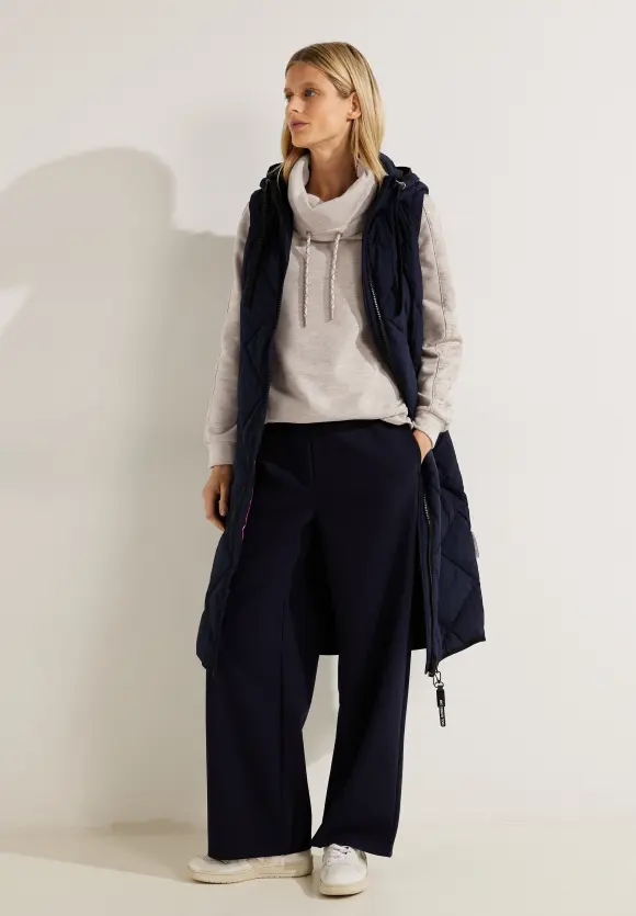CECIL Sweatshirt mit Volumenkragen