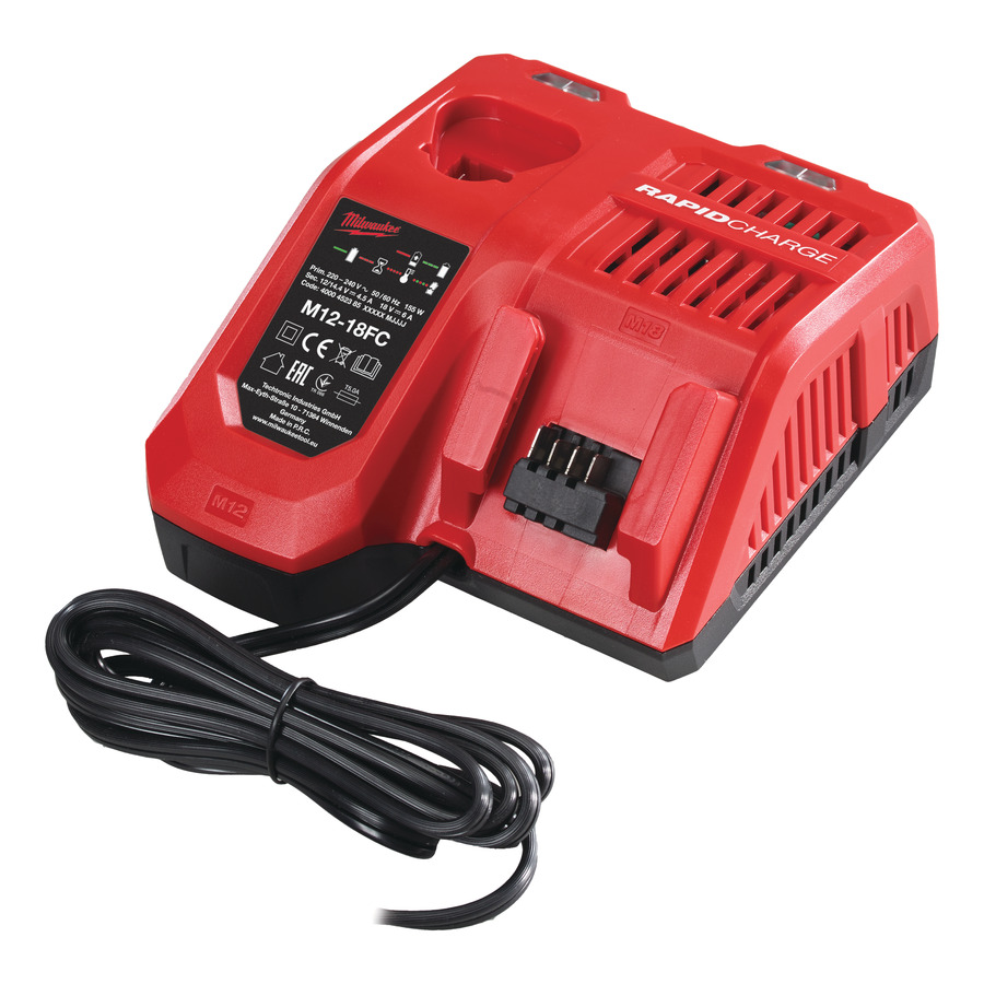 Milwaukee Accessories 4932451079 M12-18FC Battery Multi-Fast Charger Li-Ion