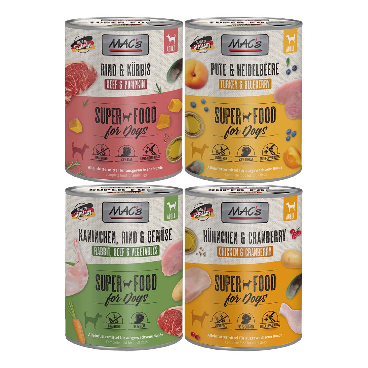 MAC's Dog 24x800g Mixpaket günstig kaufen bei ZooRoyal