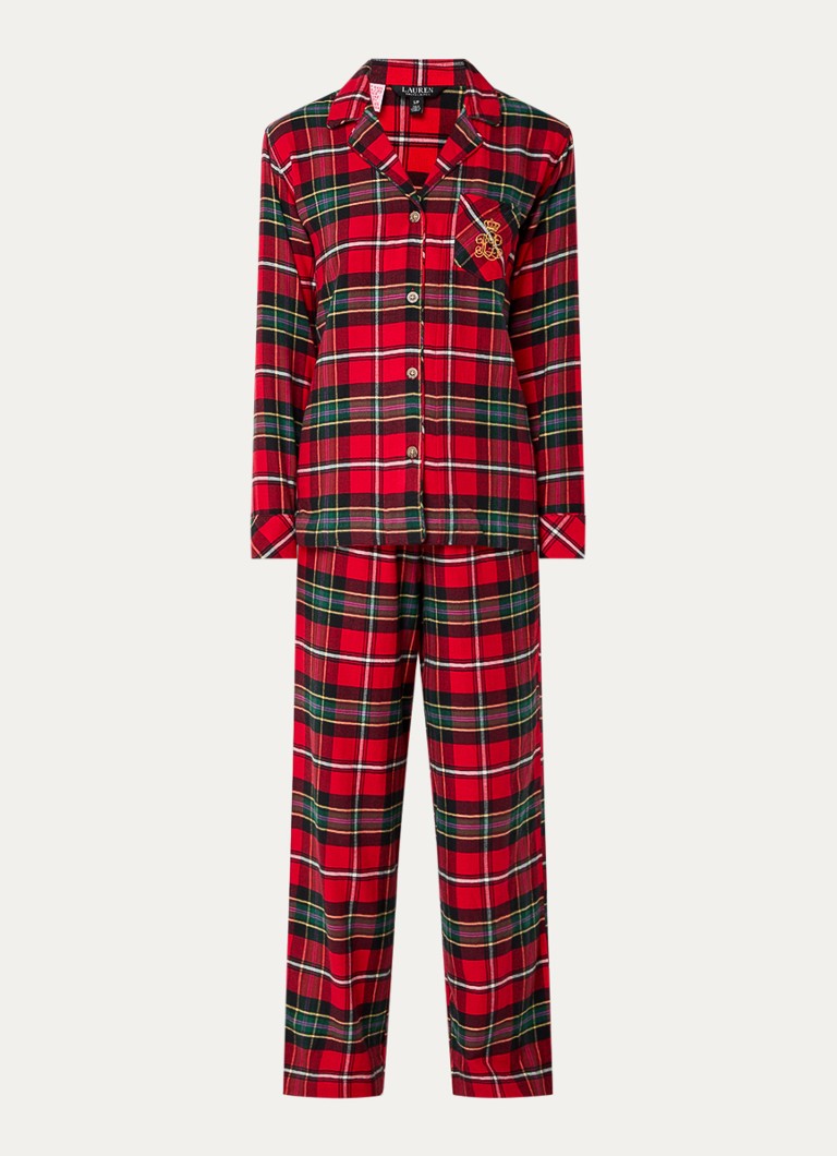 Set de pijamale în carouri Ralph Lauren