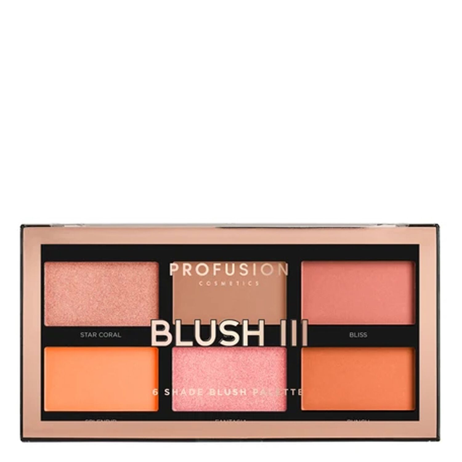 Profusion Cosmetics Palette Blush III Teint 6 Couleurs