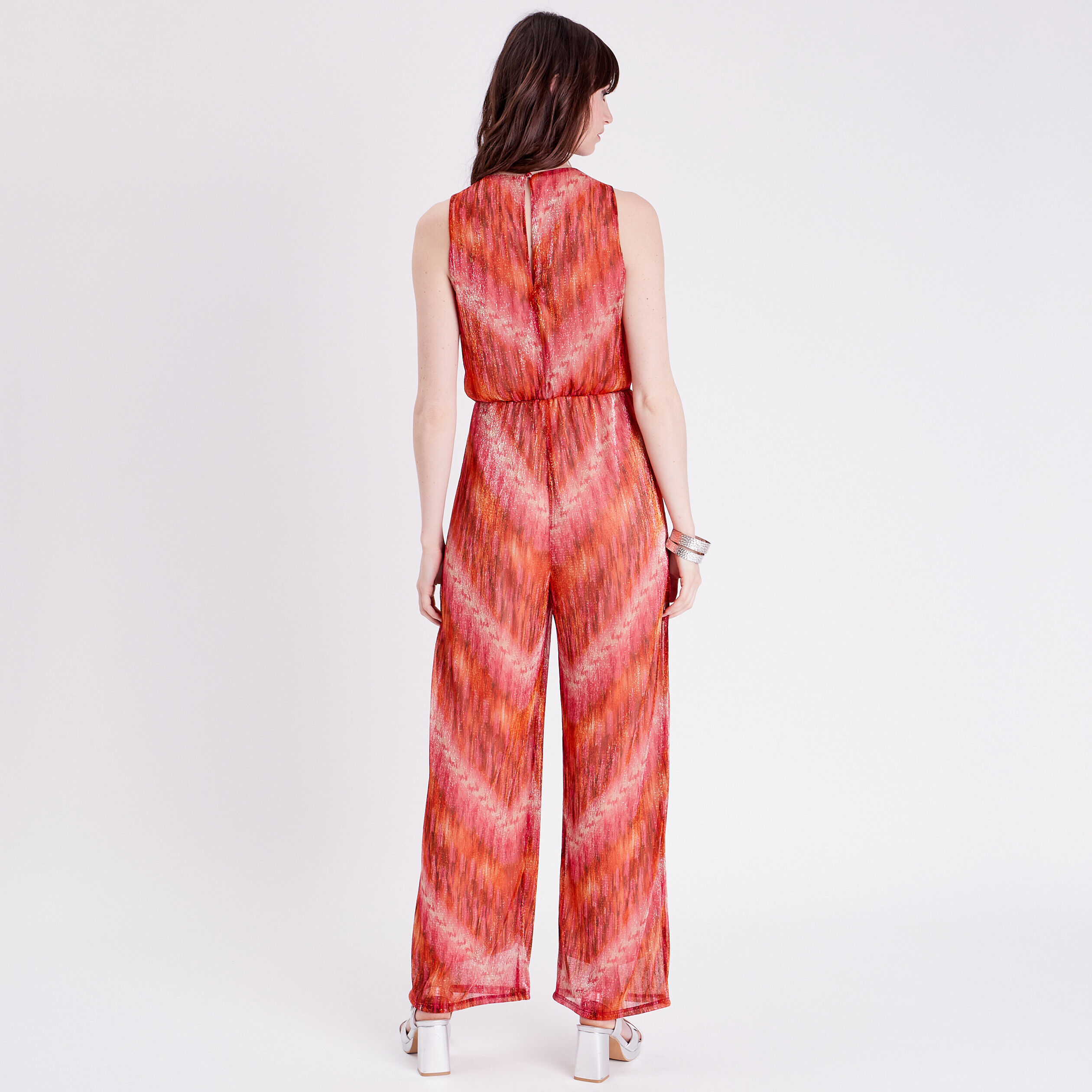 Combinaison pantalon large rose femme | Cache Cache