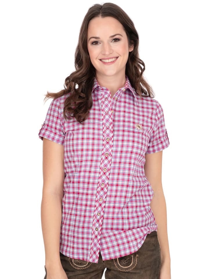 OS-Trachten Bluse 451003-3369 in pink günstig kaufen