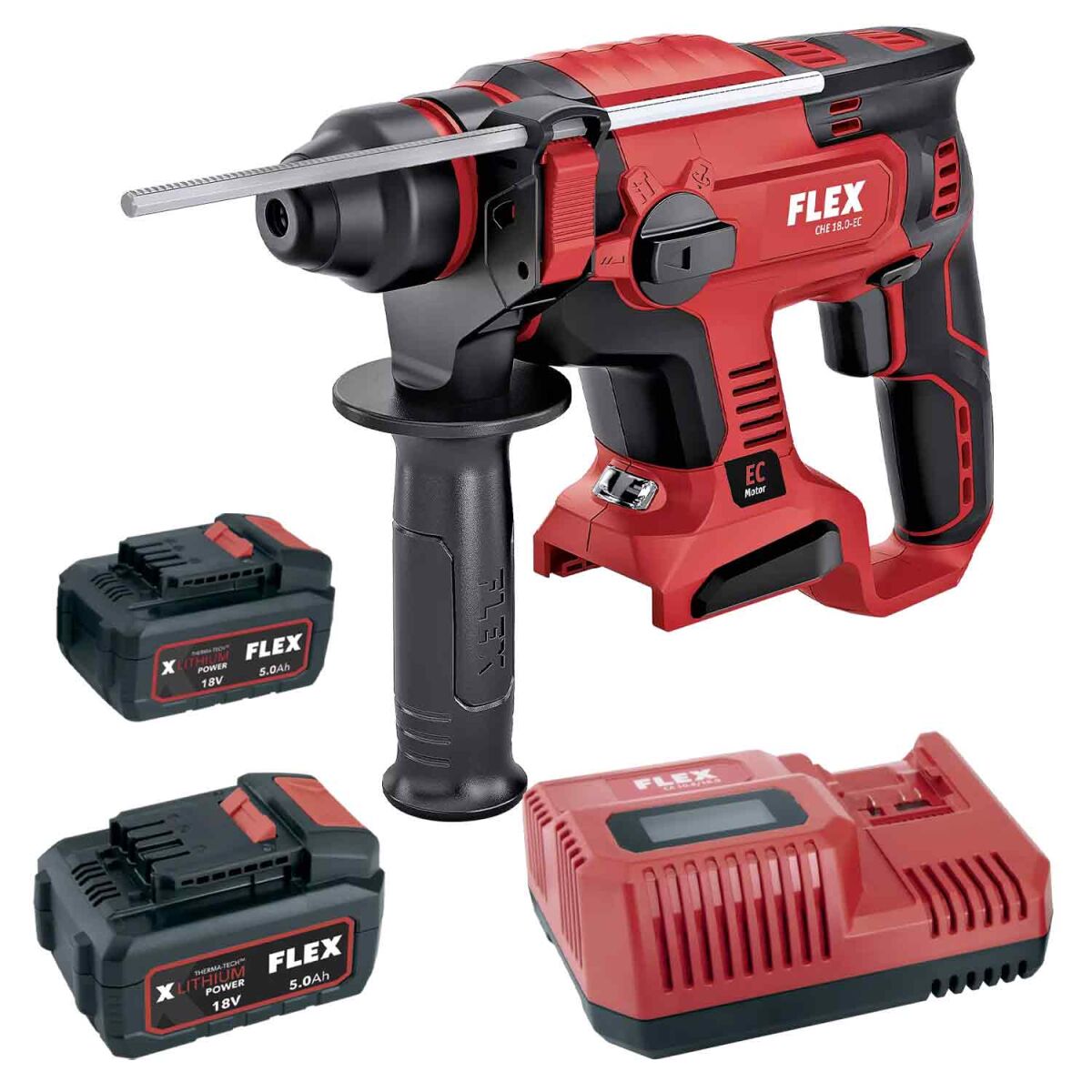 FLEX CHE 18.0-EC C Akku Kombi-Bohrhammer   P-Set 55 R