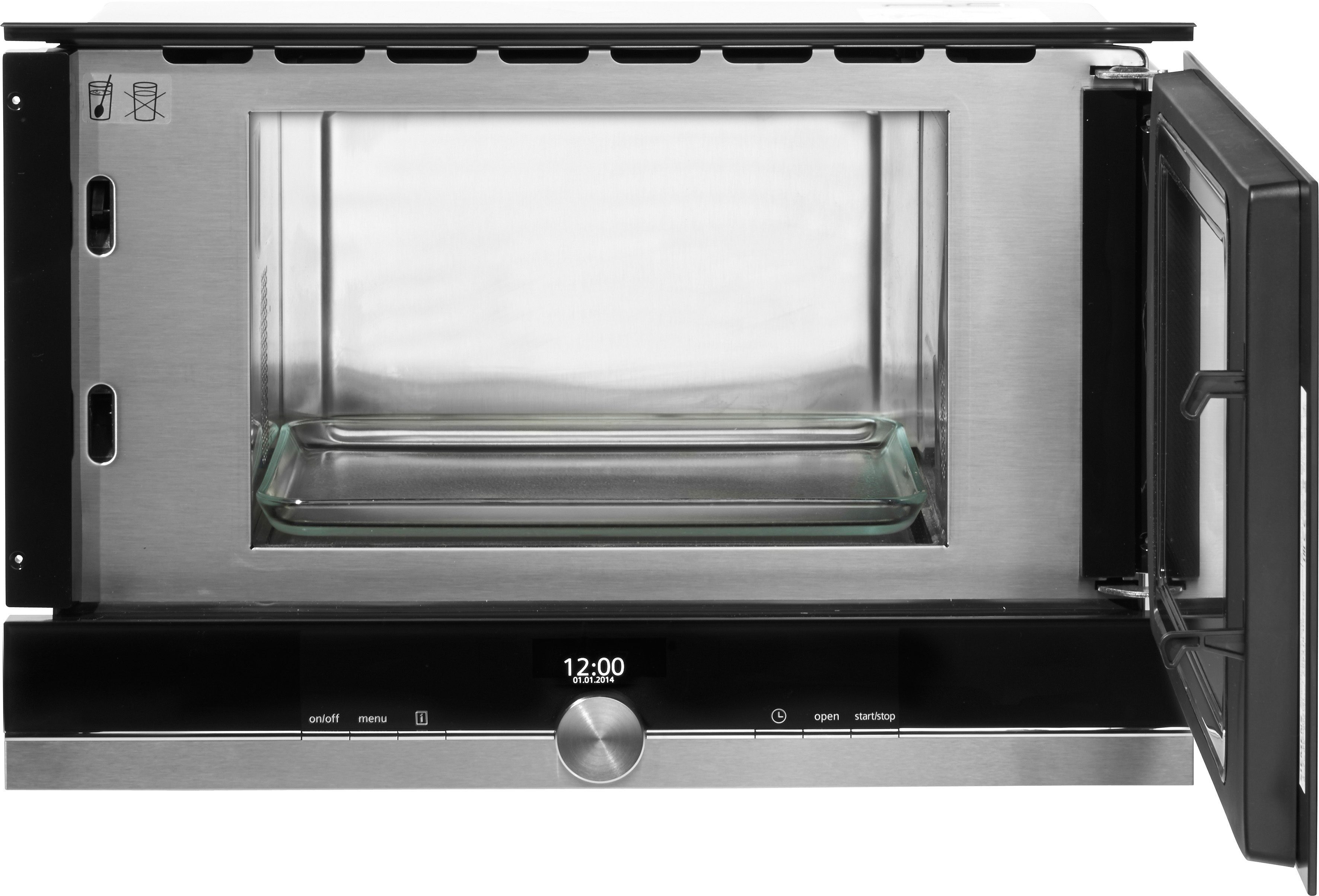 SIEMENS Einbau-Mikrowelle BE634RGS1, Grill, Mikrowelle, 21 l
