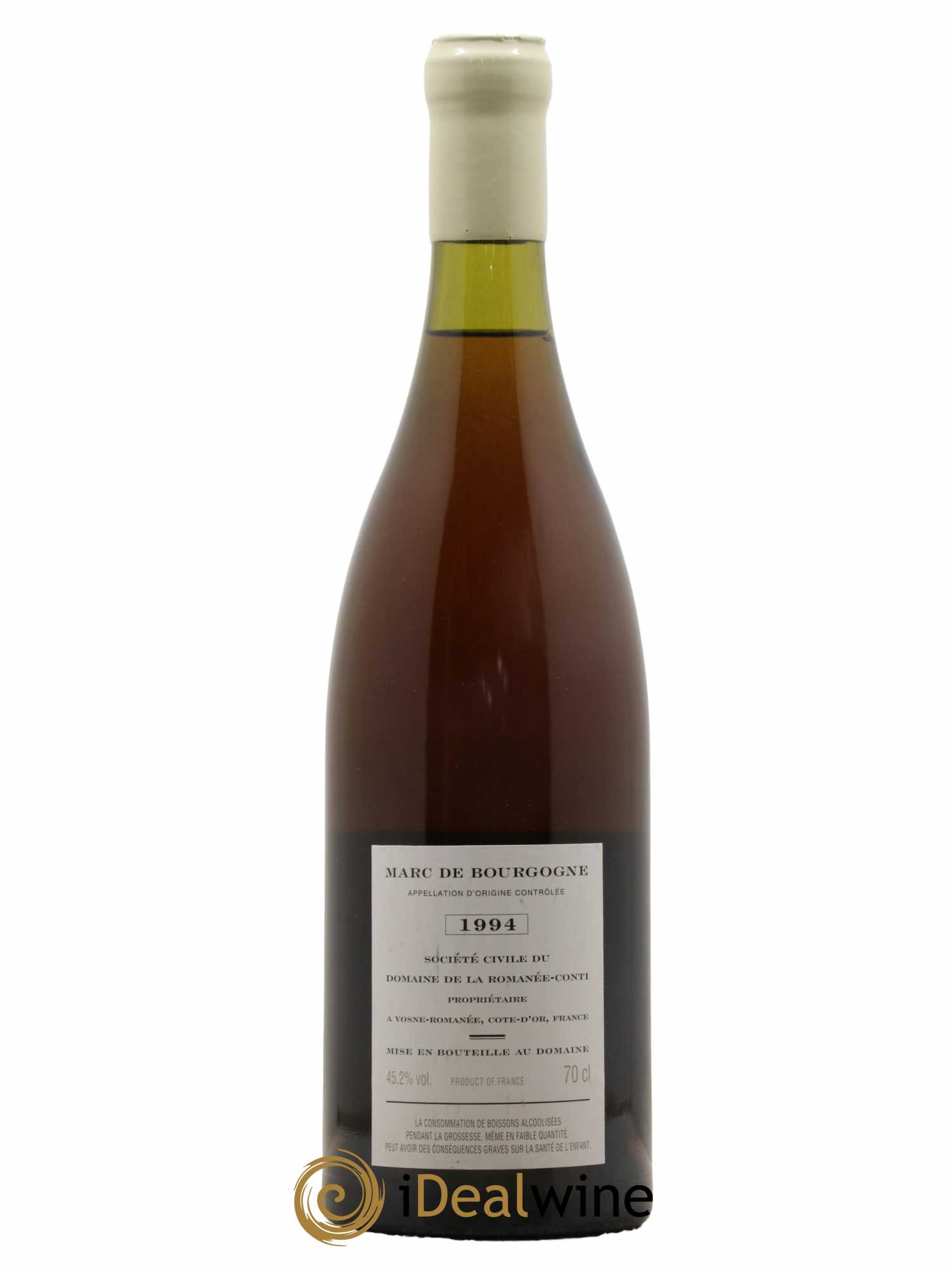 Marc de Bourgogne Domaine de la Romanée-Conti  1994 - Lot de 1 Bouteille