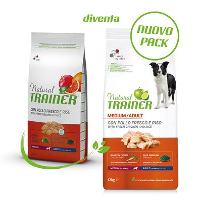 Nova Foods Trainer Natural Medium Huhn, Reis, Aloe vera