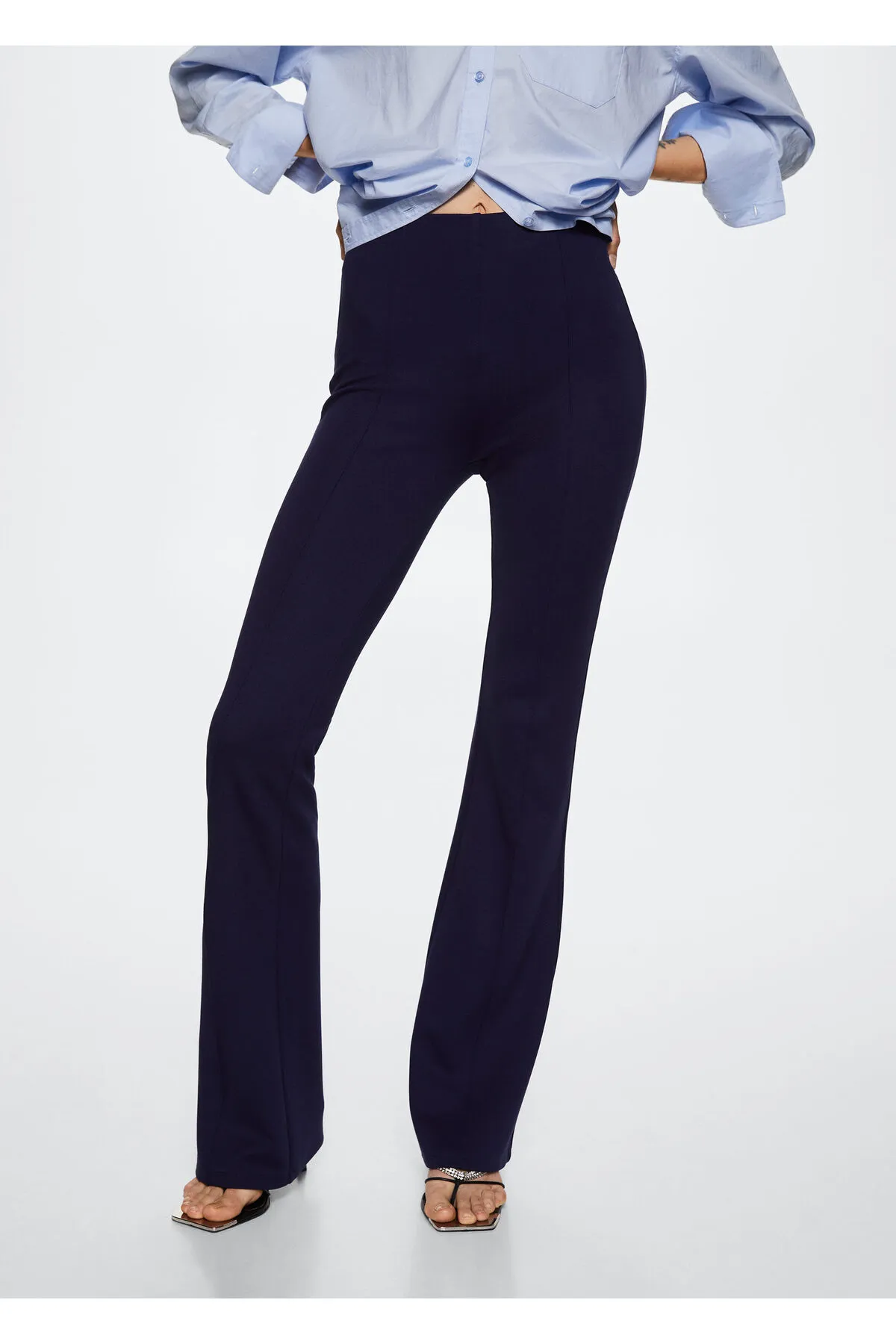 MANGO  Blaue Damenstrumpfhose 37093841