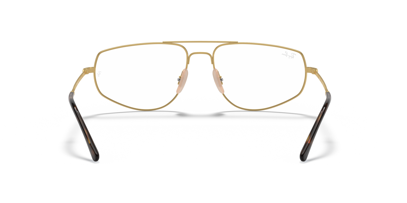 RB6455 OPTICS - Havana strălucitoare pe auriu
