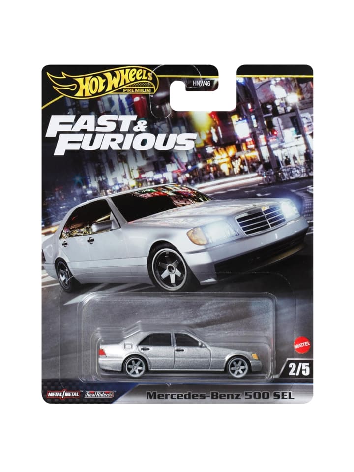 Hot Wheels Mercedes-Benz 500 SEL HRT94 | Hot Wheels Premium Auto Fast & Furious günstig kaufen onesize