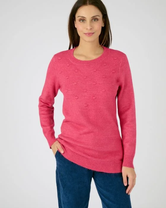 Pull maille chaude fantaisie, manches longues Thermolactyl