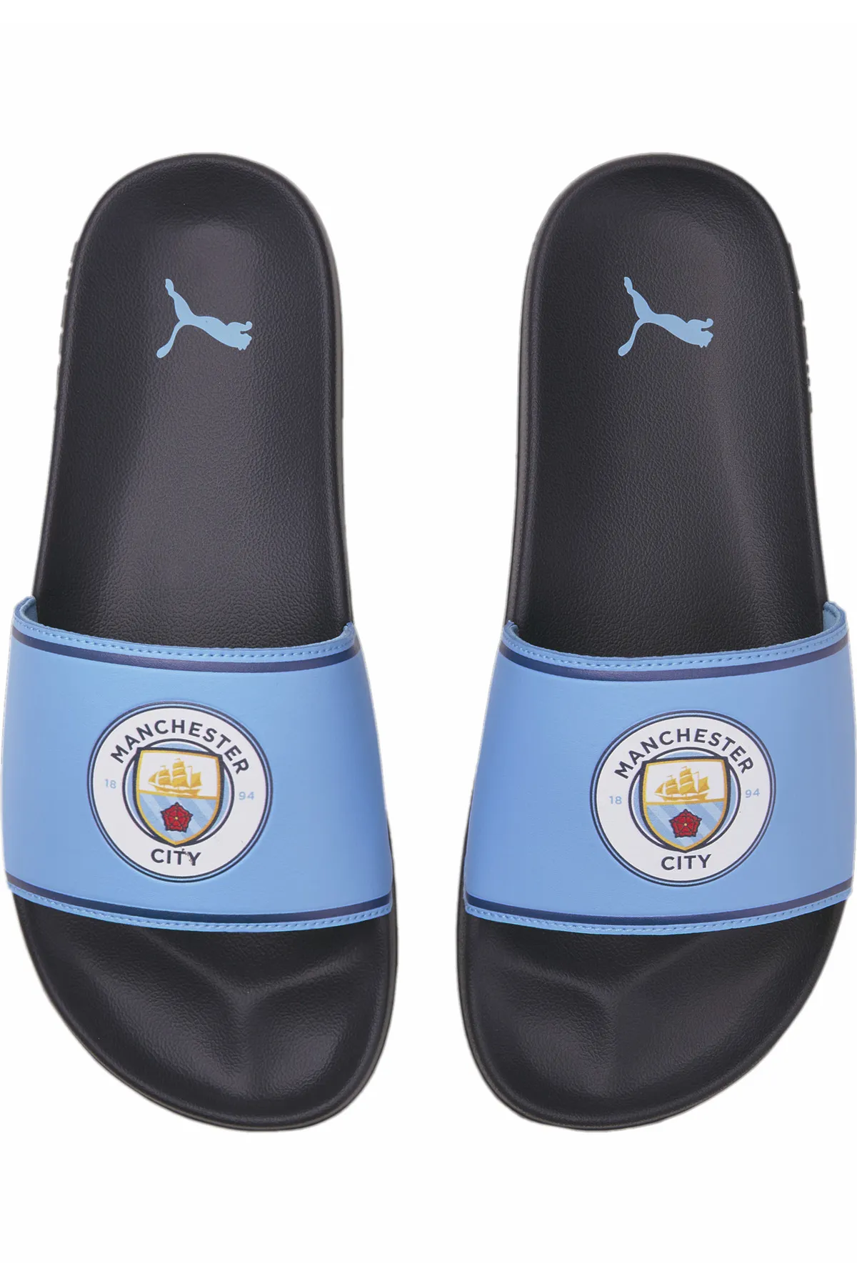 Puma  Pantolette - Blau - Flacher Absatz
