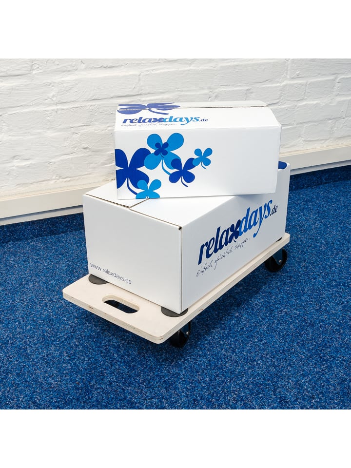 relaxdays Transportroller 200 kg in Natur - (B)58 x (H)11 x (T)30 cm günstig kaufen onesize