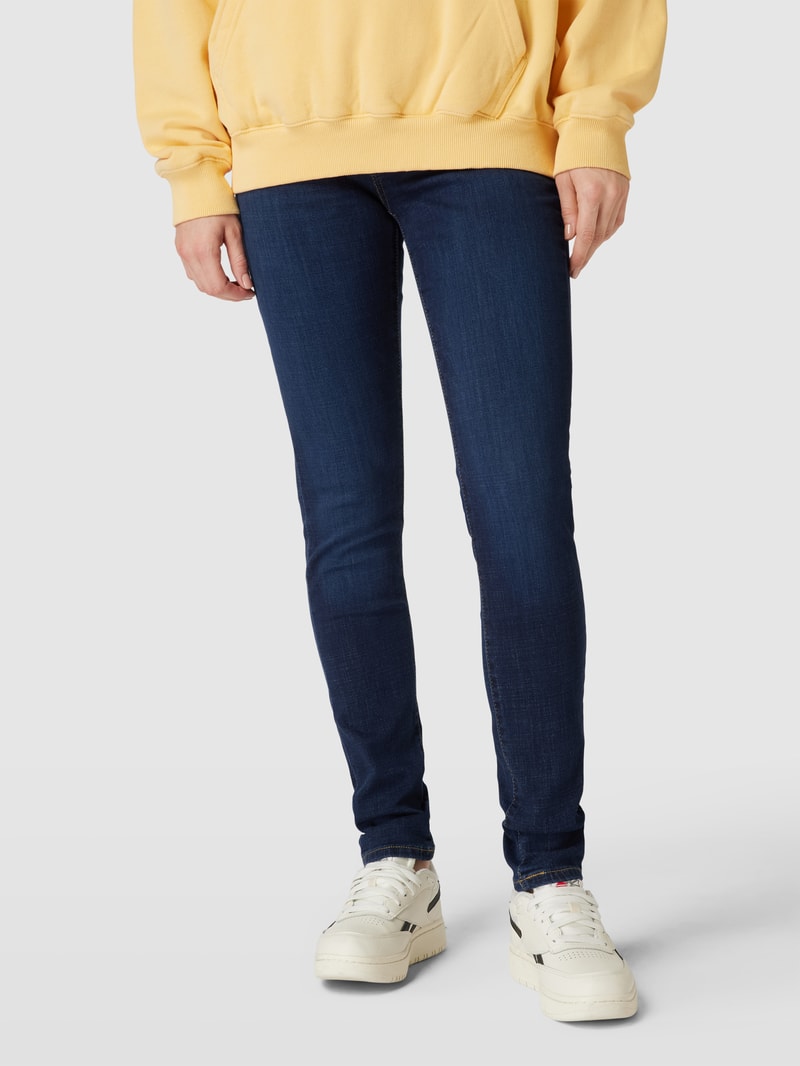Jeans im 5-Pocket Design Modell 'SHAPING SKINNY' in dunkelblau