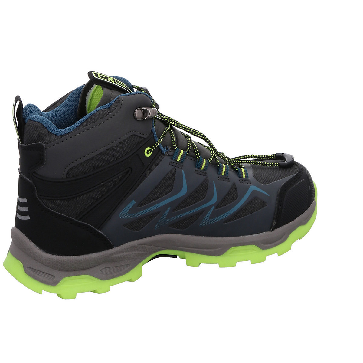 Jungen Schnürhalbschuhe Byne Mid Outdoorschuh Kinderschuhe Synthetikkombination uni Outdoorschuhe