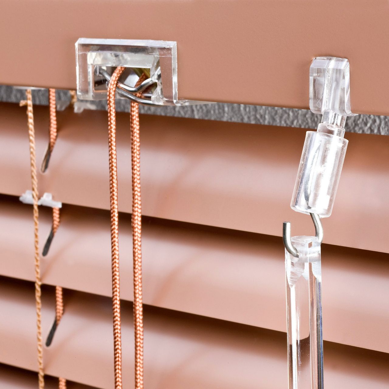 Bella Casa Aluminium-Jalousie, terracotta, 160 x 50 cm