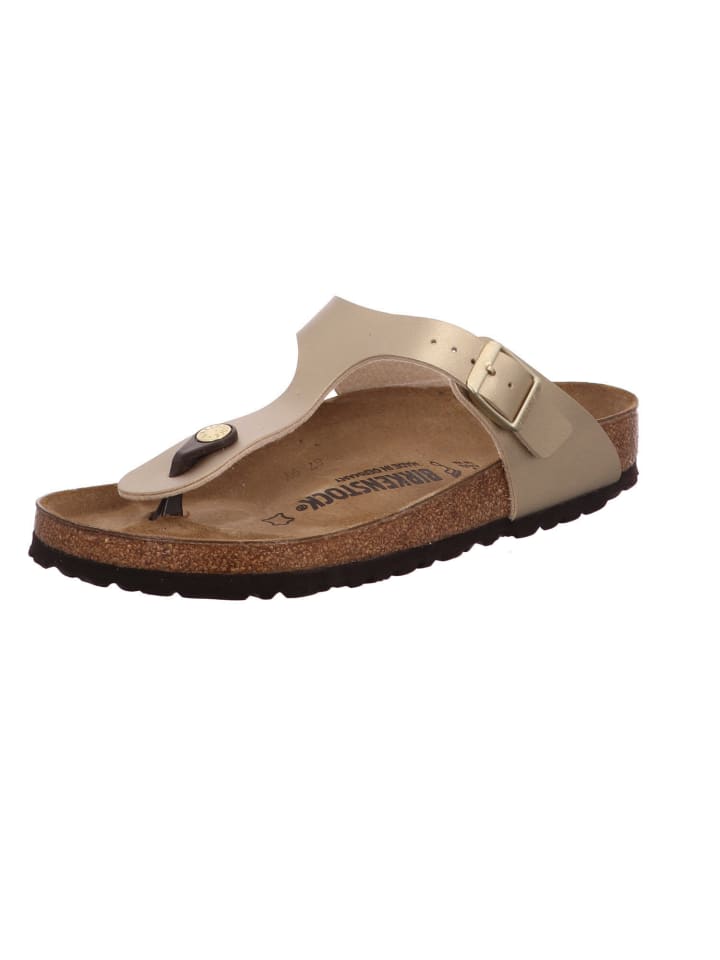 Birkenstock Pantolette in gold günstig kaufen 36