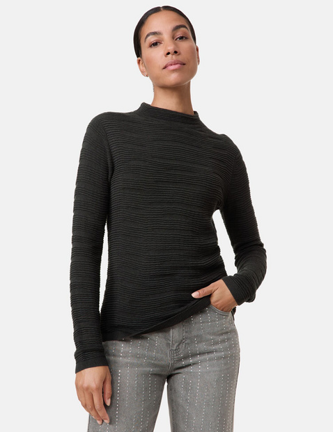 Pullover mit Wellen-Struktur