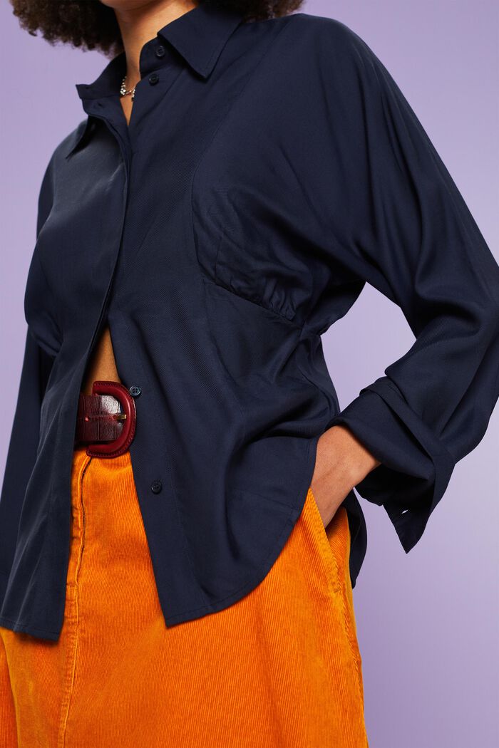 Bluse mit Fledermausärmeln, LENZING™ ECOVERO™