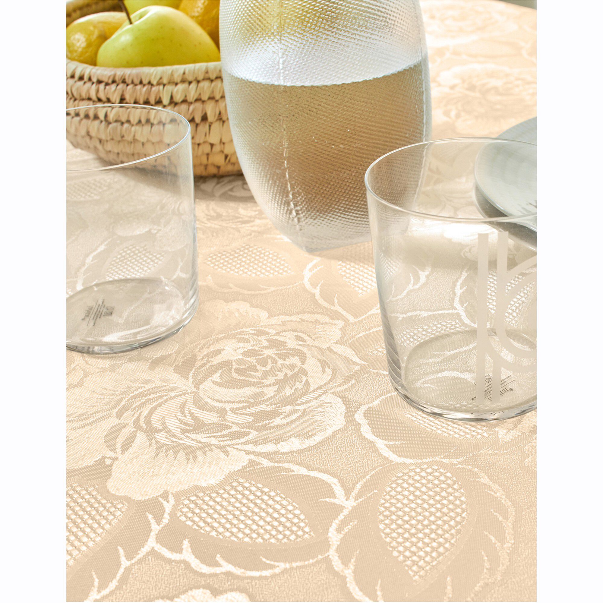 Nappe jacquard damassé