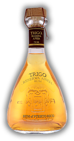 Trigo Reserva Aneja Trigo Reserva Aneja Ein feiner Rum Blend aus bis zu 12 Jahre im Eichenfass gereiften Rums aus Puerto Rico. 0,7	 Liter - Vol 40%