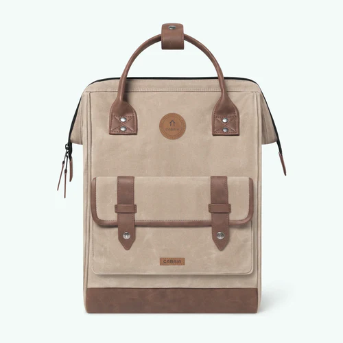 Adventurer Medium Backpack with Beige Flap