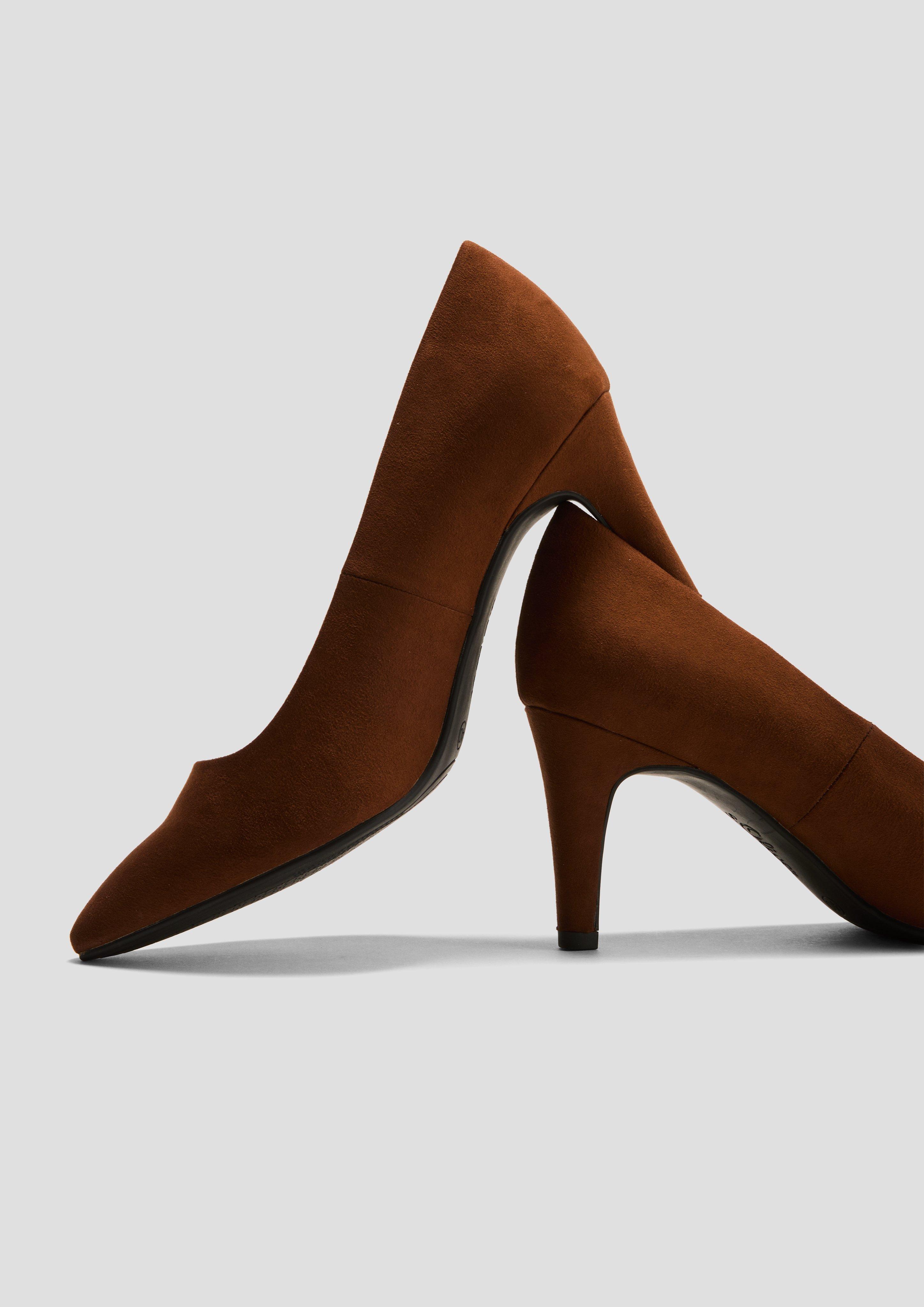 Pumps in Veloursleder-Optik  6008246-307