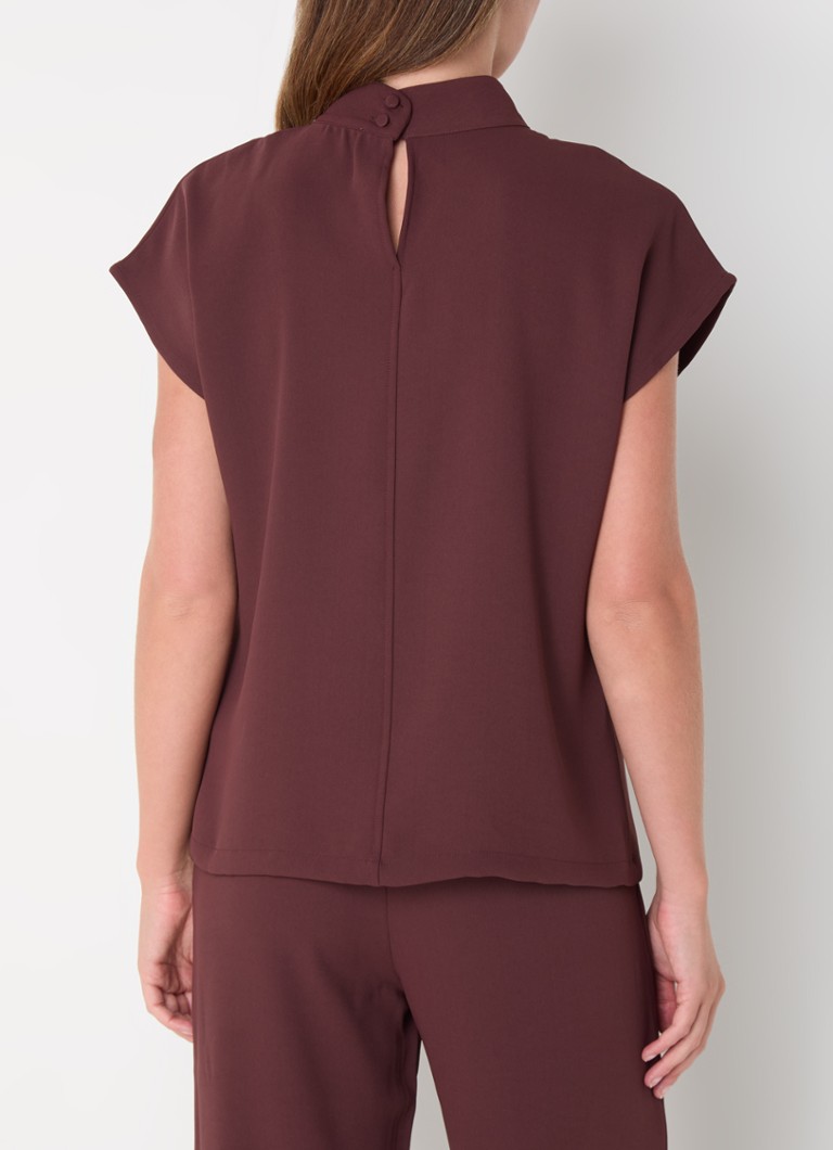 Bellamy Nova top with stand up collar