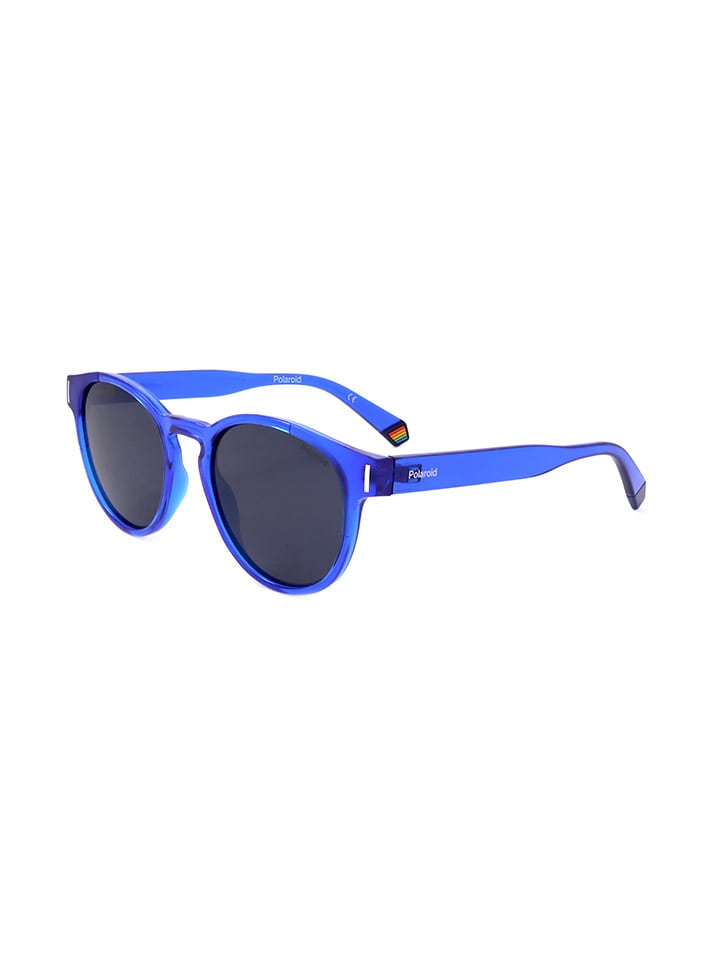 Polaroid Unisex-Sonnenbrille in Blau/ Dunkelblau günstig kaufen 51