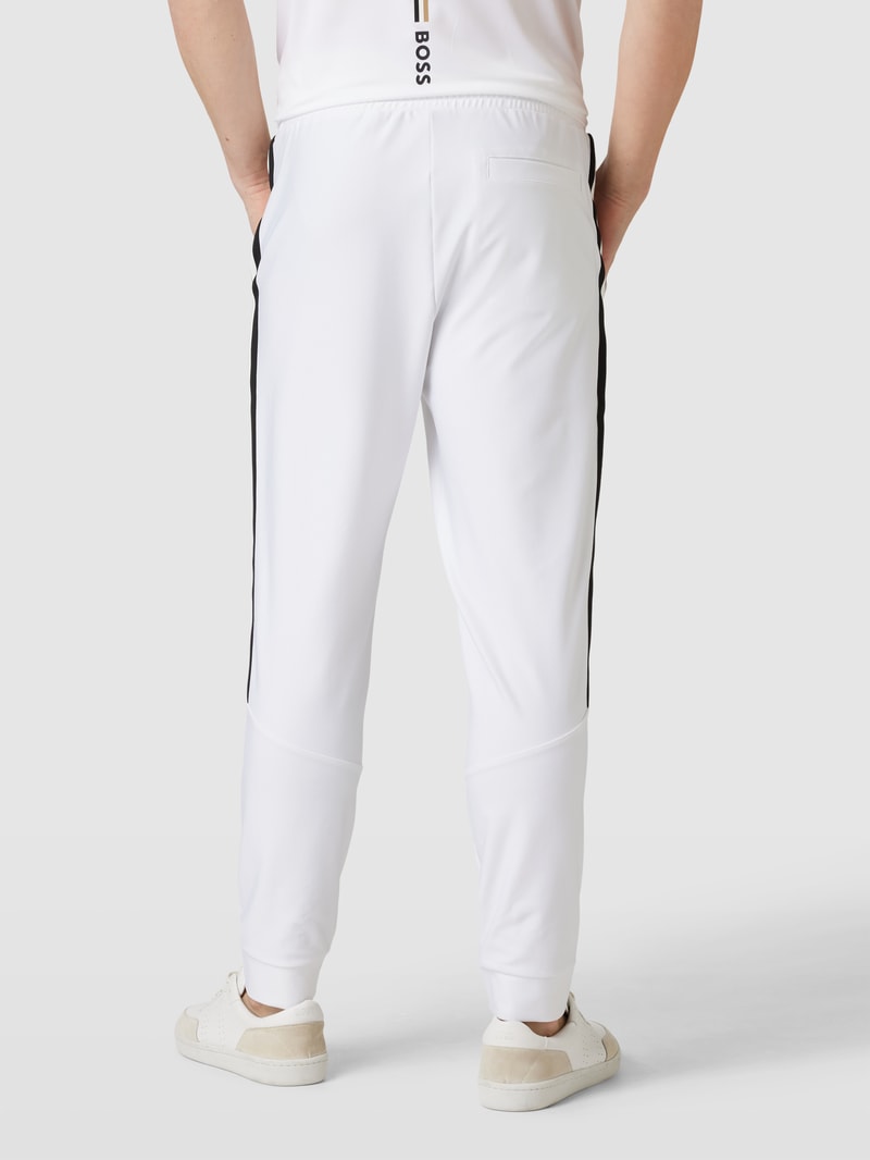 Sweatpants mit elastischem Bund Modell 'Hicon' in weiß