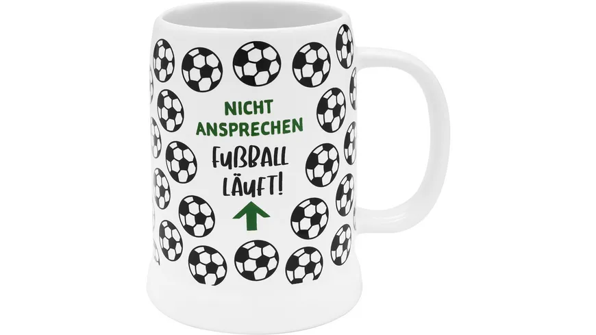 GRUSS&CO Bierkrug M:FUSSBALL