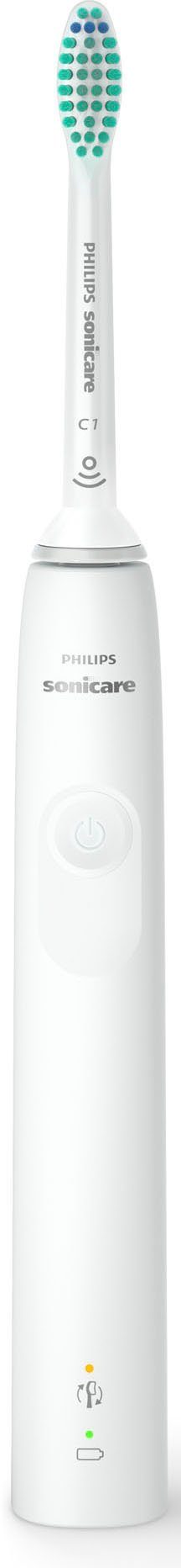 Philips Sonicare Elektrische Zahnbürste HX3675/13, Aufsteckbürsten: 2 St., mit Schalltechnologie, 4-Quadranten-Timer und 2-Minuten-Timer