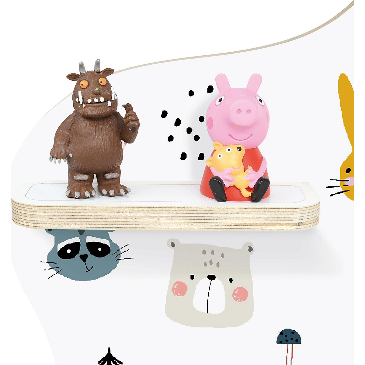 Regal für Musikbox Funny animals - geeignet für Toniebox