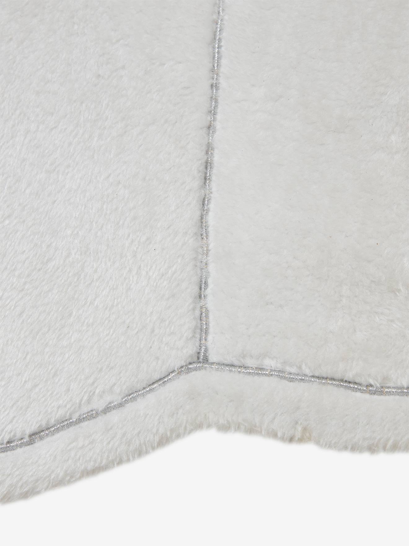 Tapis XL fourrure coquillage SOUS L'OCÉAN ecru