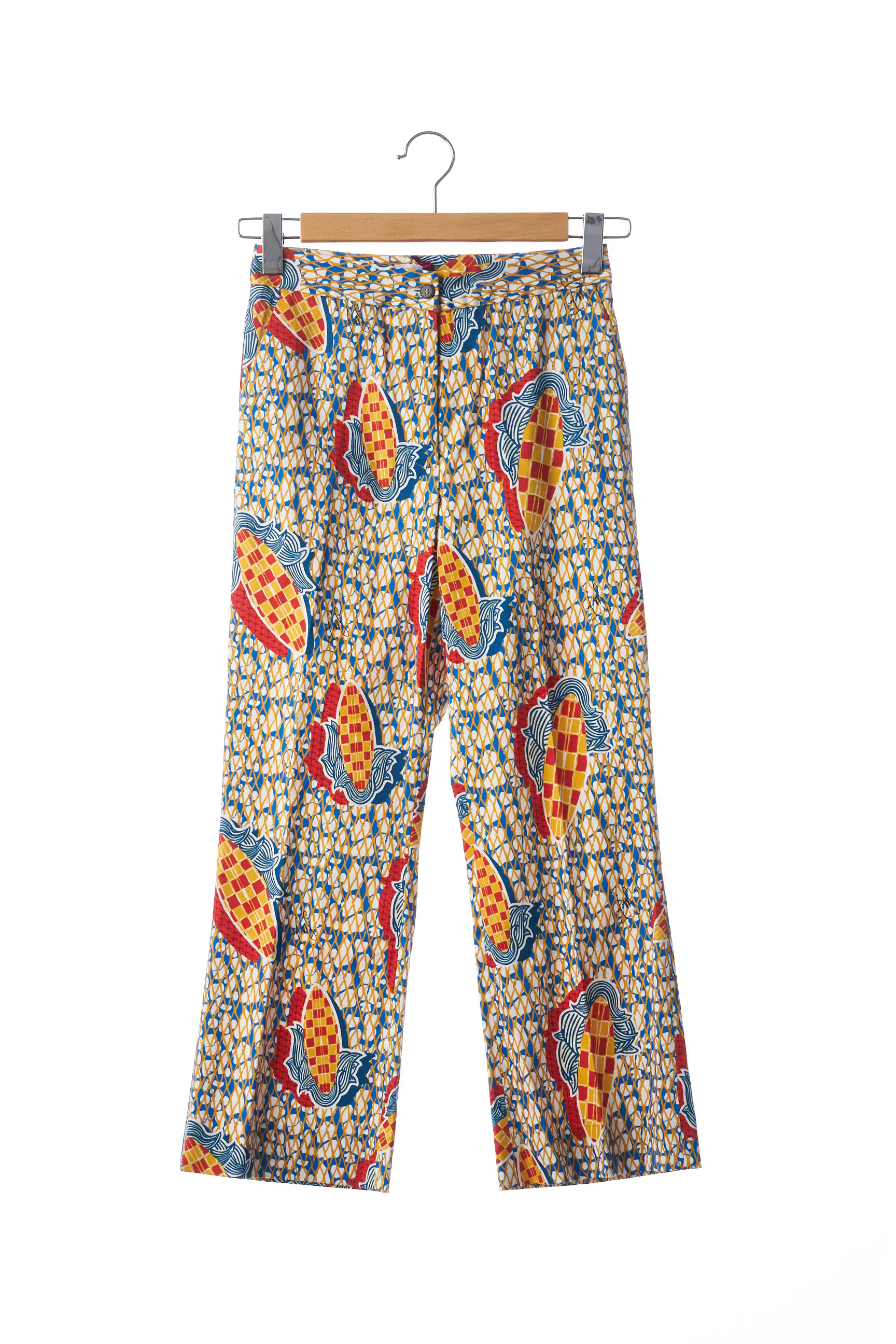 Stella Jean Pantalons Droits Femme couleur jaune